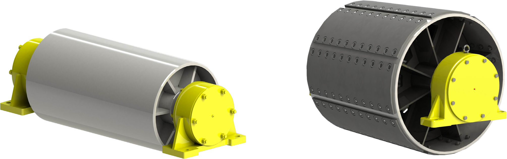 DEFLECTING (UNLOADING) DRUM